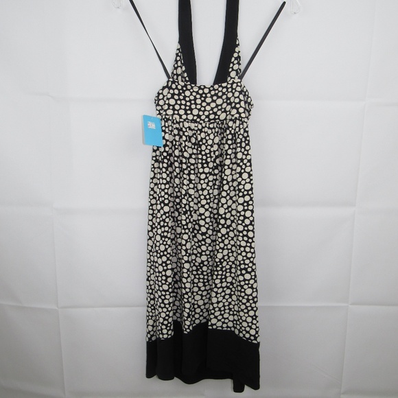 London Times Halter Dress Size 8 Polka Dot NEW - Picture 6 of 8